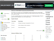 Tablet Screenshot of enlistment.us